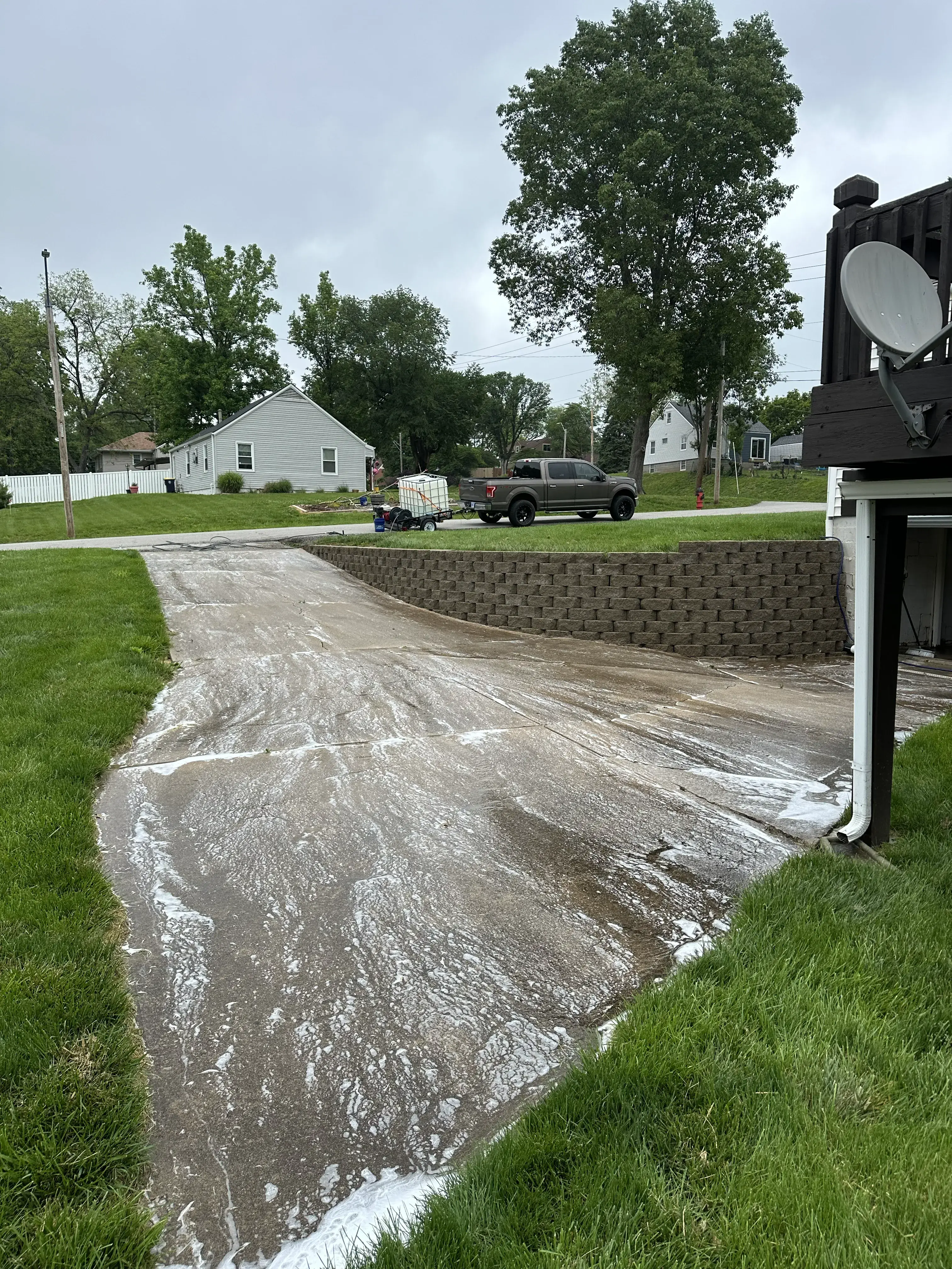 Overland Park exterior cleaning by Side Bros KC